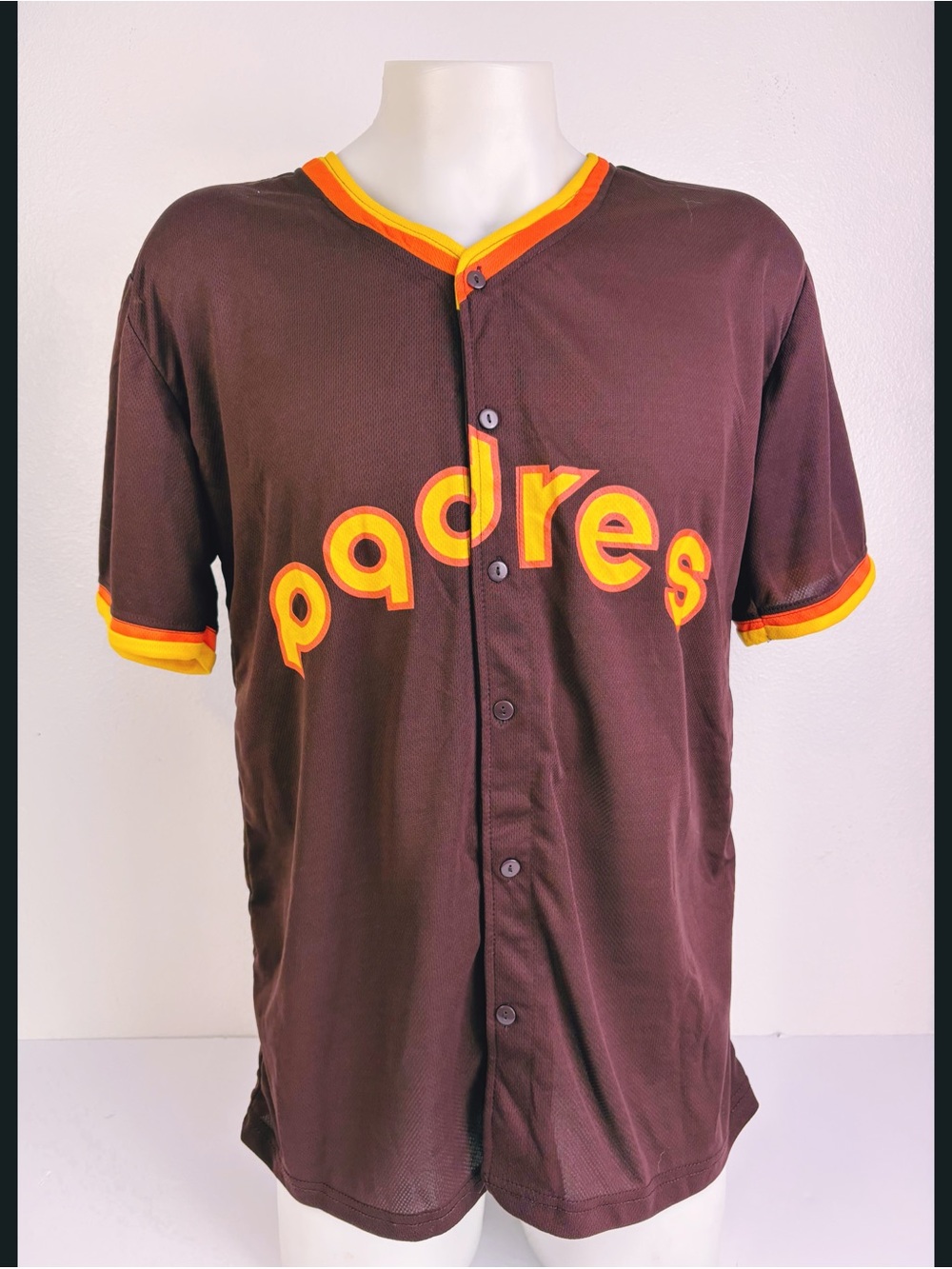 San Diego Padres Graig Nettles #9 Fox Sports SGA Jersey Brown Men's XL